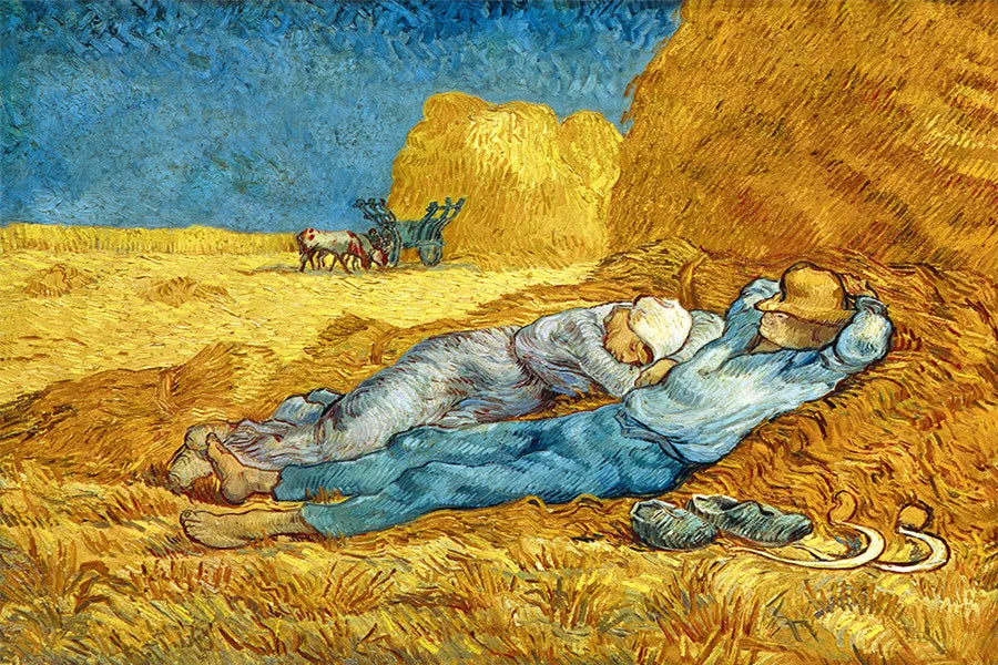 CowLost | harvest-at-la-crau-by-van-gogh-landscape-oil-painting-reproductions-on-canvas |45