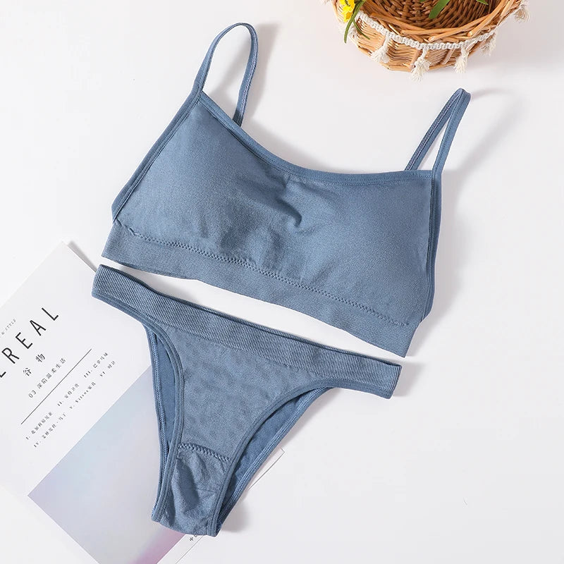 CowLost | product_id-women-seamless-wire-free-push-up-bra-high-waist-panties-set-sexy-lingerie |43
