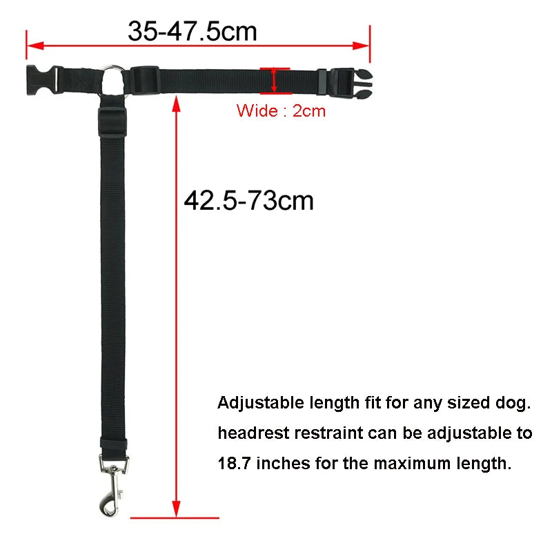 CowLost | dog-diapers-adjustable-two-in-one-nylon-dog-harness-and-seat-belt-leash |8