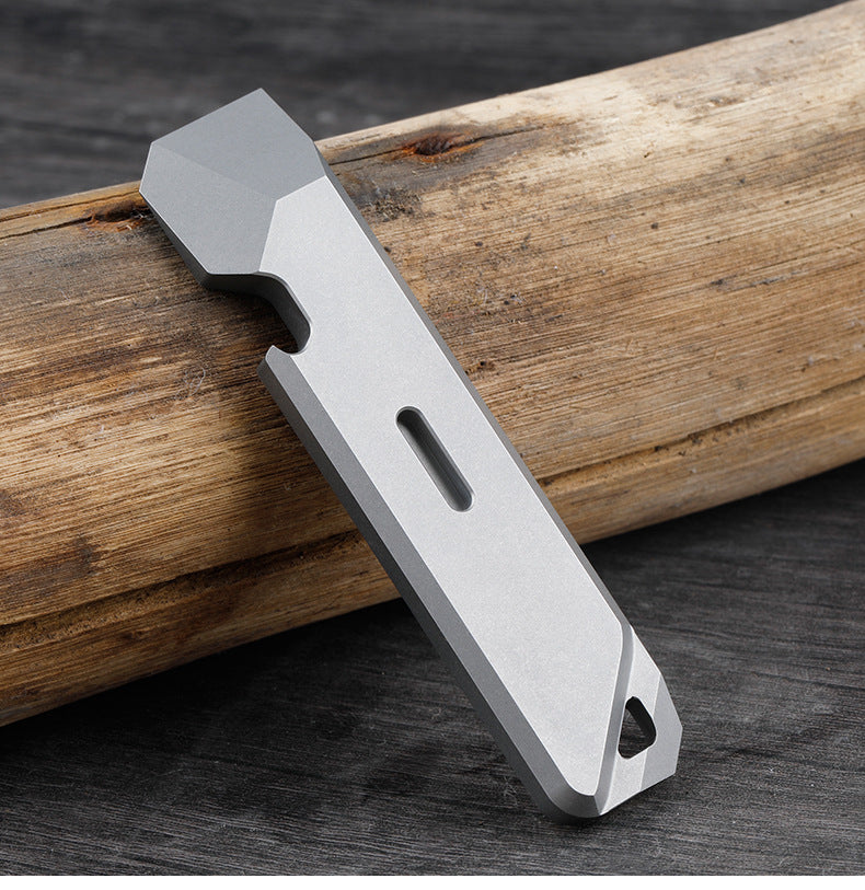 CowLost | tools-tc4-titanium-alloy-crowbar-edc-tool-set-with-screwdriver-wrench-and-eternal-pen-for-outdoor-camping-gift |40