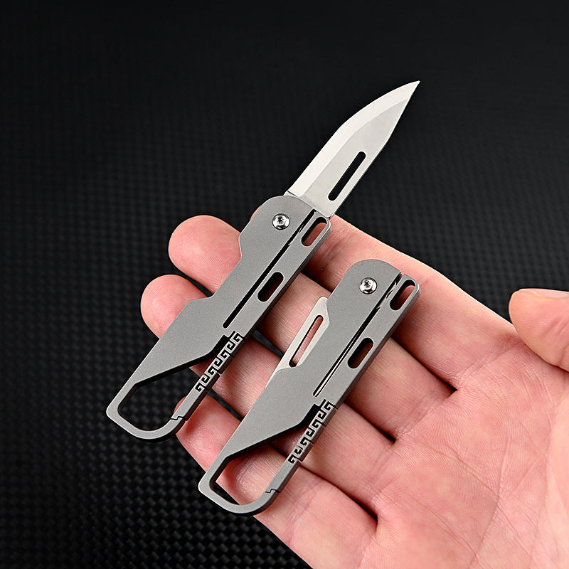 CowLost | uncategorized-yesisok-titanium-alloy-folding-keychain-knife-d2-blade |17