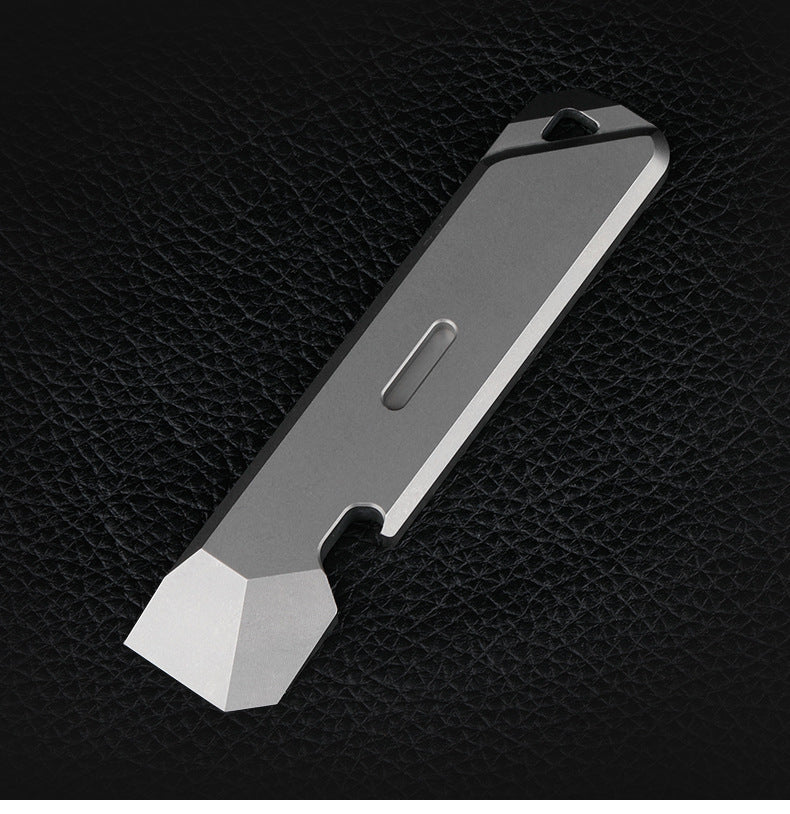CowLost | tools-tc4-titanium-alloy-crowbar-edc-tool-set-with-screwdriver-wrench-and-eternal-pen-for-outdoor-camping-gift |37