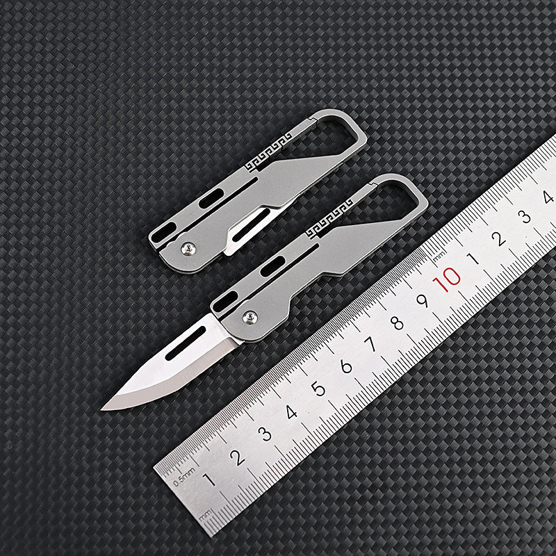 CowLost | uncategorized-yesisok-titanium-alloy-folding-keychain-knife-d2-blade |15