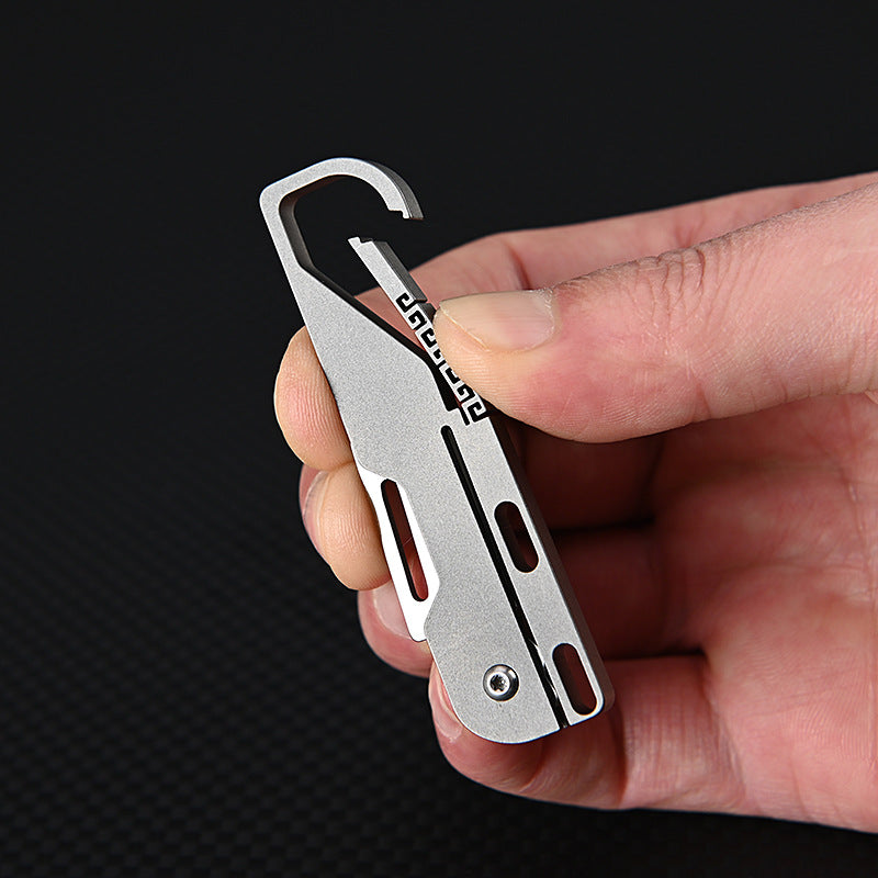 CowLost | uncategorized-yesisok-titanium-alloy-folding-keychain-knife-d2-blade |18
