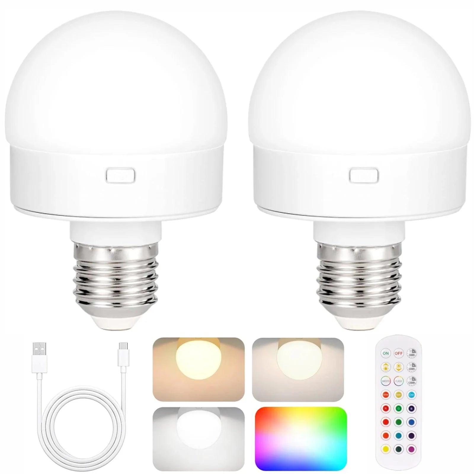 CowLost | product_id-ggbingo-rechargeable-e27-led-bulb-with-remote-3-color-temps-dimmable-timer-battery-powered |7