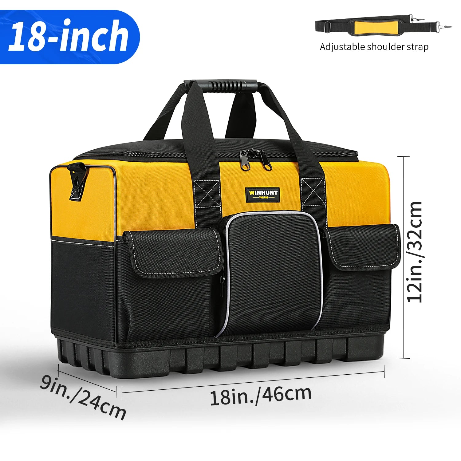 CowLost | product_id-heavy-duty-16-pocket-electrician-tool-bag-with-hard-bottom-for-hvac-mechanic |17