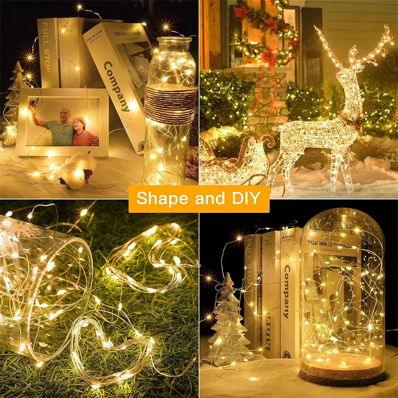 CowLost | product_id-led-fairy-string-curtain-lights-usb-remote-8-modes-christmas-holiday-decor |12