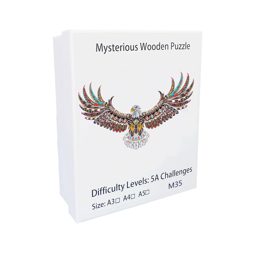 CowLost | product_id-eagle-pattern-wooden-3d-puzzle-toy-irregular-animal-shape-gift-for-adults-and-kids |6