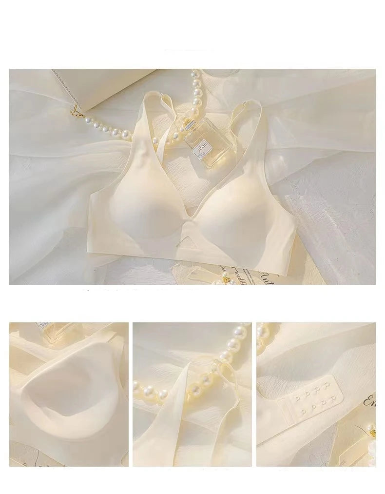 CowLost | product_id-seamless-wire-free-womens-soft-support-bra-breathable-thin-push-up-no-steel-ring |5
