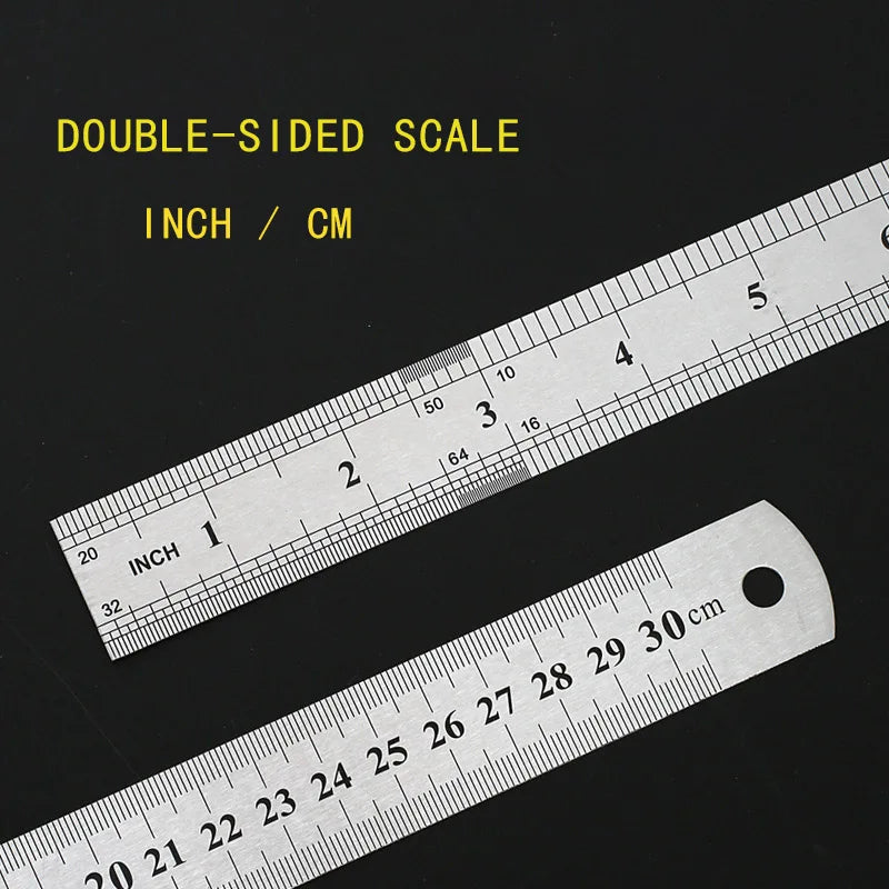 CowLost | product_id-stainless-steel-metal-ruler-300mm-measuring-tool-for-school-office |3