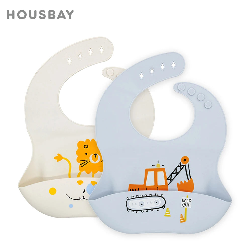 CowLost | waterproof-bibs-for-kids-feeding-baby-eating-stuff-soft-silicone |1