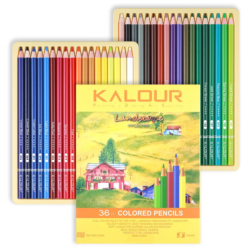 CowLost | product_id-kalour-36pcs-multi-color-oil-based-colored-pencils-for-landscape-botanical-drawing |5