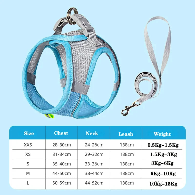 CowLost | dog-diapers-adjustable-harness-and-leash-set-for-small-dogs |19