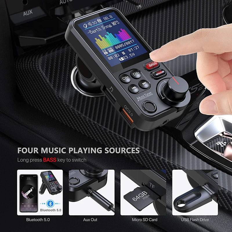 CowLost | product_id-bt93-wireless-car-bluetooth-fm-transmitter-with-qc3-0-fast-charging-and-clear-sound |7