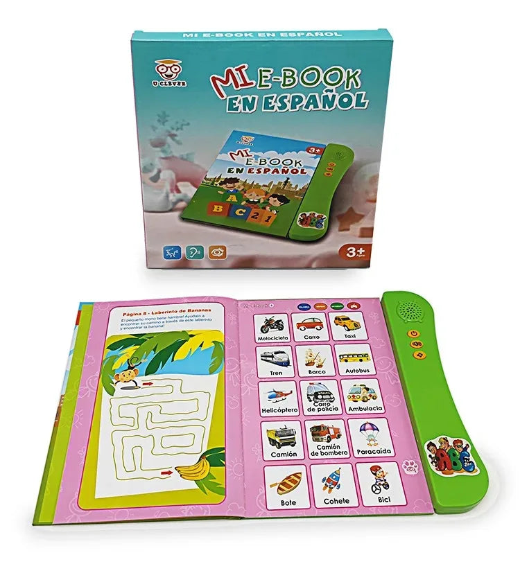 Learn Spanish for Kids Audio Book | Spanish Talking Sound Book for Toddlers