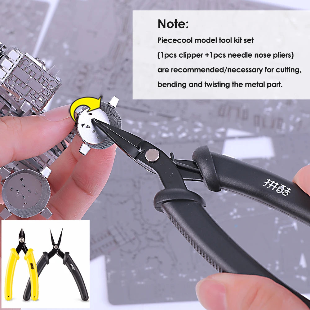 CowLost | fencing-barriers-piececool-2pcs-3d-metal-model-assembly-tools-set |8