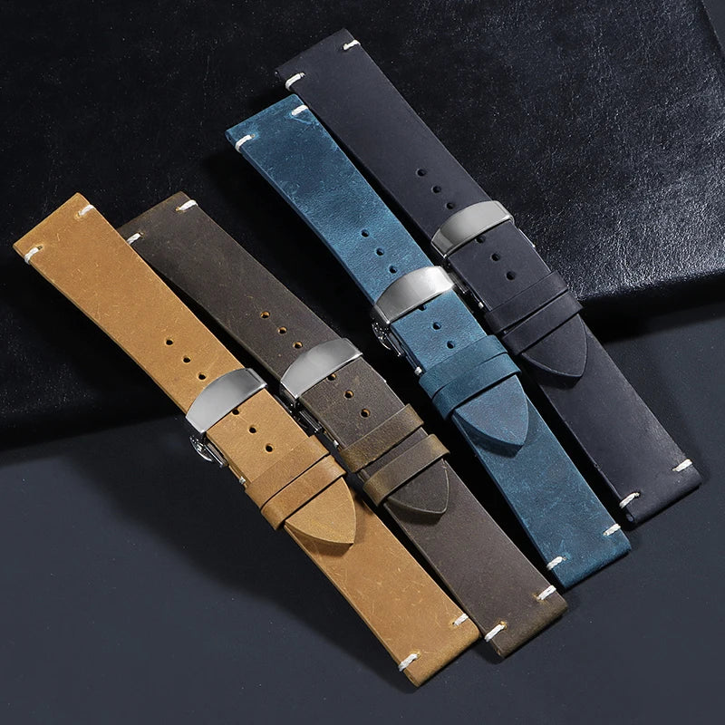 CowLost | bracelets-product_id-calfskin-leather-watchband-with-butterfly-buckle-18-24mm-vintage-stitching-for-seiko |4
