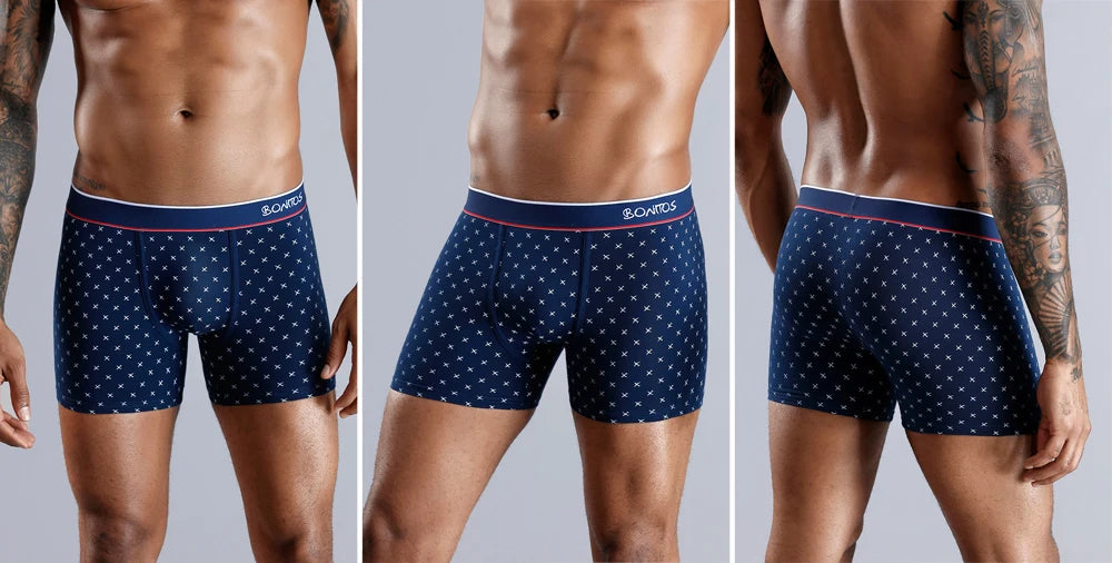 CowLost | activewear-pants-4pcs-mens-cotton-boxer-underpants |9