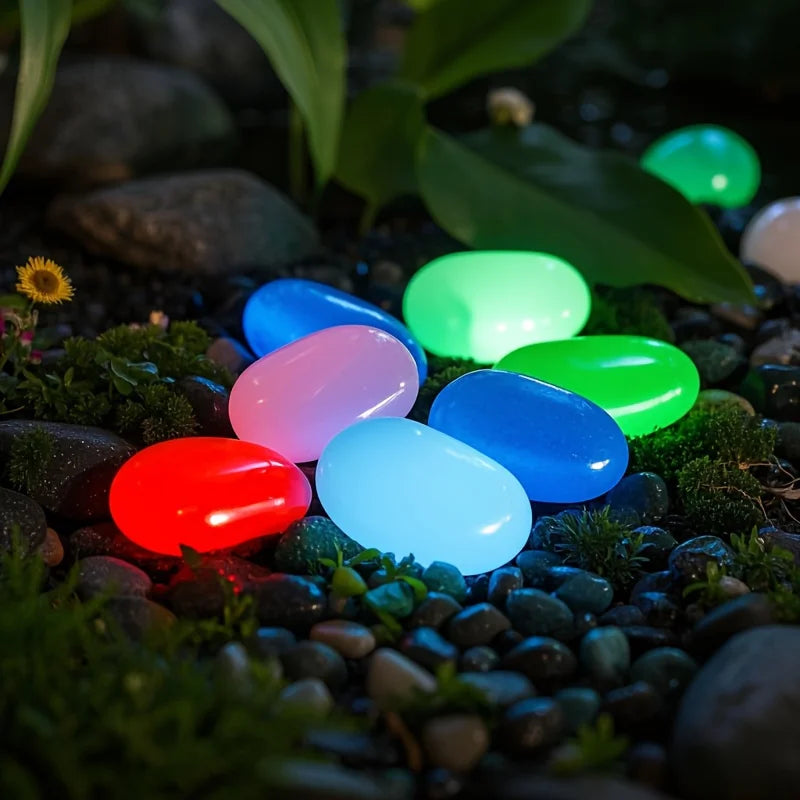 50pcs 20-30mm Landscape Stones for Garden, Fish Tank, Home & Wedding Decoration