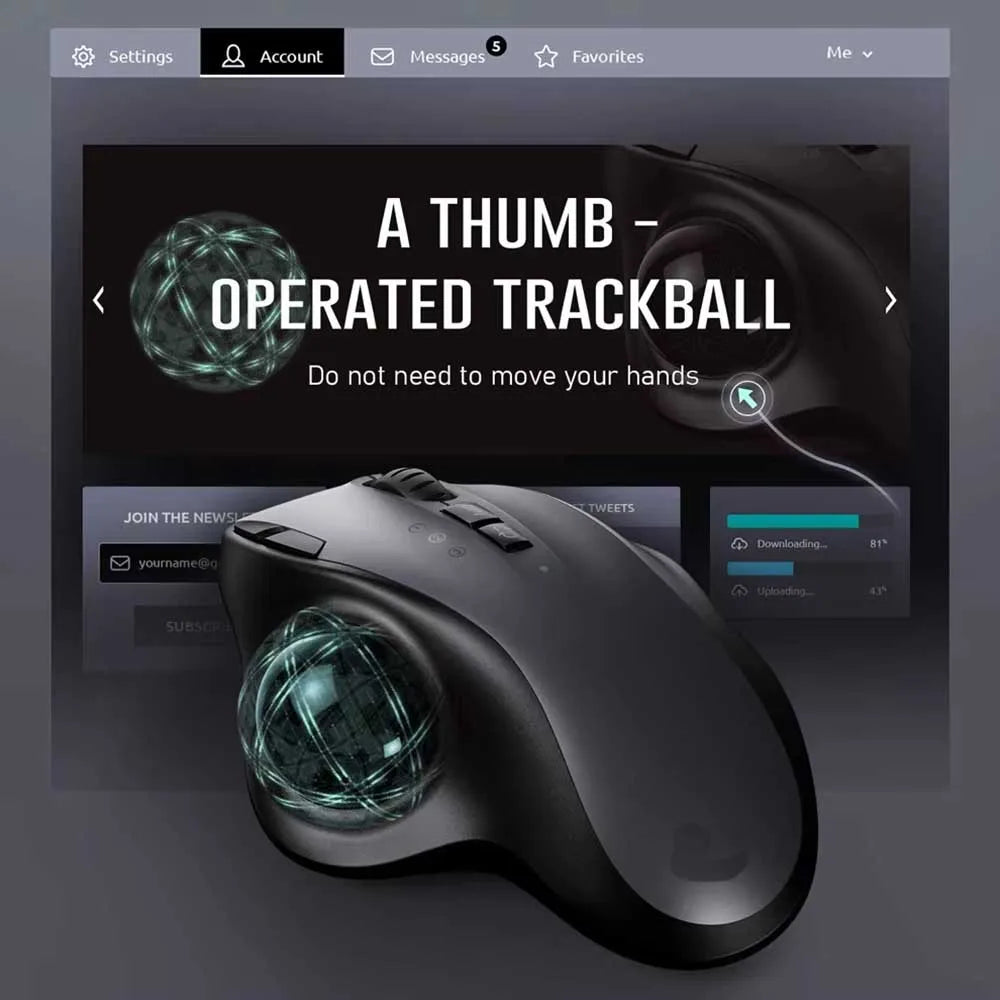CowLost | product_id-jomaa-rechargeable-wireless-trackball-mouse-bluetooth-2-4g-dual-mode-for-pc-mac-laptop-tablet-gamer |1