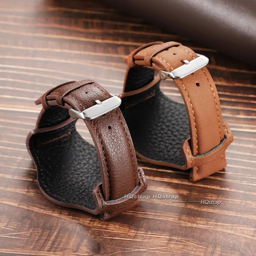 CowLost | product_id-vintage-handmade-cowhide-leather-watch-strap-18-22mm-for-seiko-black-brown-coffee-replacement-wristband |5