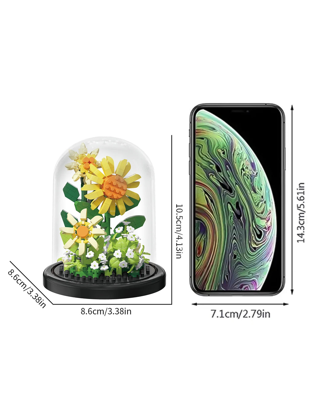 CowLost | product_id-micro-particle-building-block-sunflower-bouquet-diy-puzzle-toy-desktop-decoration |21