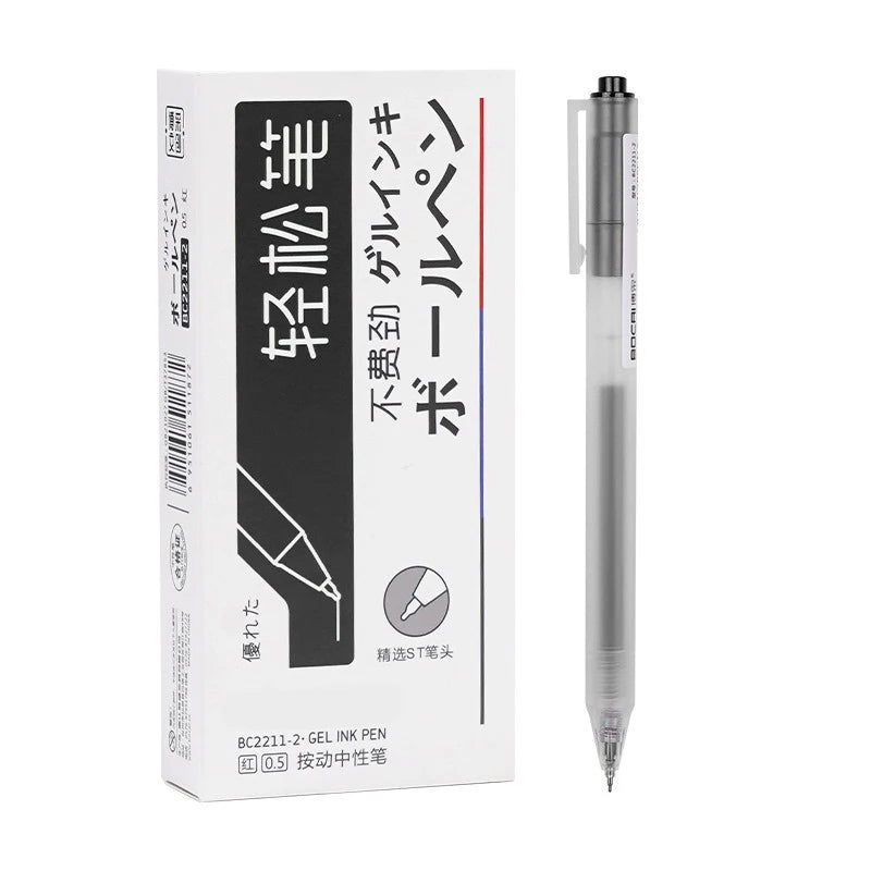 CowLost | product_id-6-pcs-0-5mm-st-synergy-tip-retractable-quick-dry-gel-pens-for-school-office |18