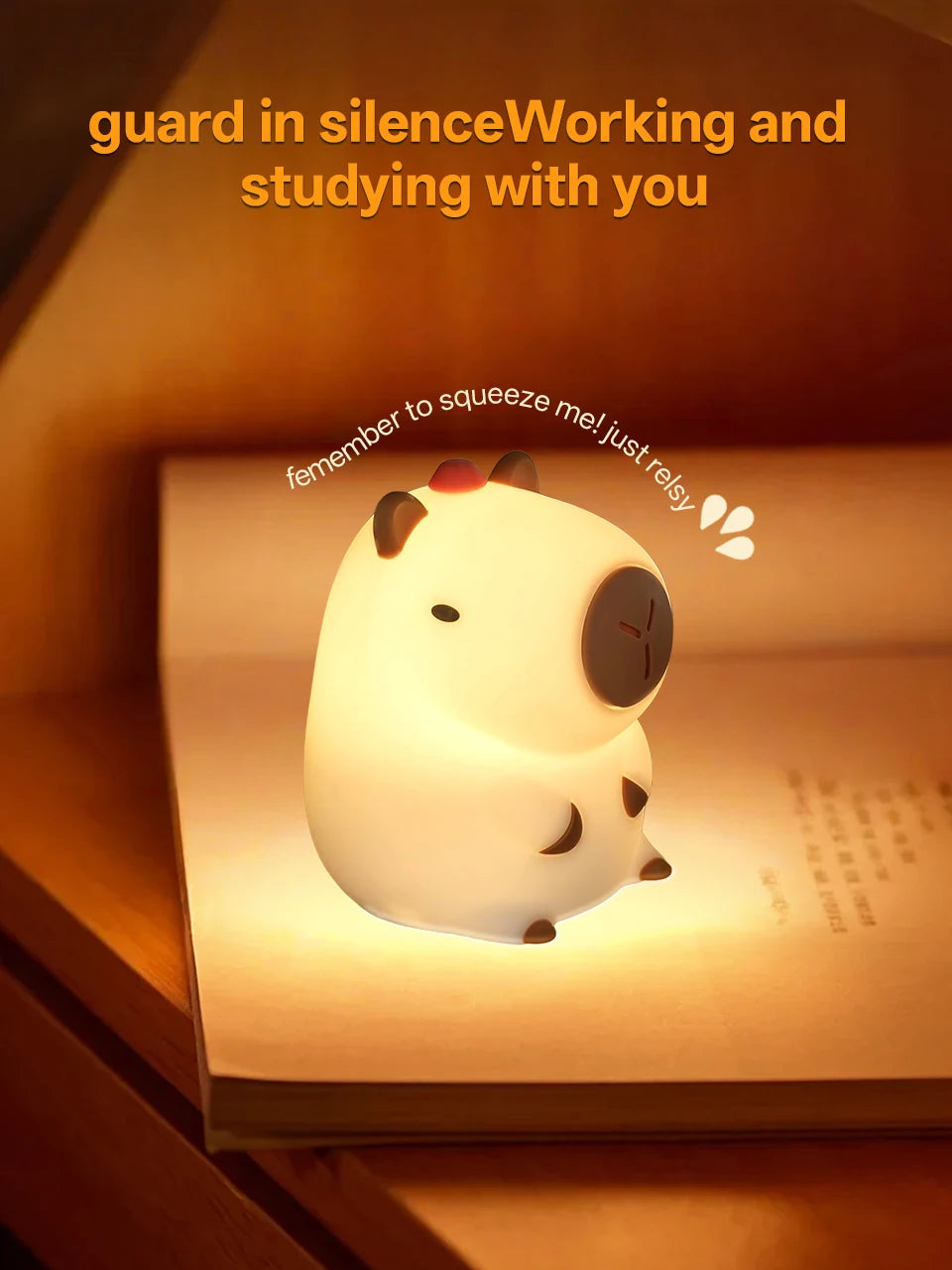 CowLost | product_id-ggbingo-rechargeable-dimmable-capybara-touch-night-light-for-kids-room |12