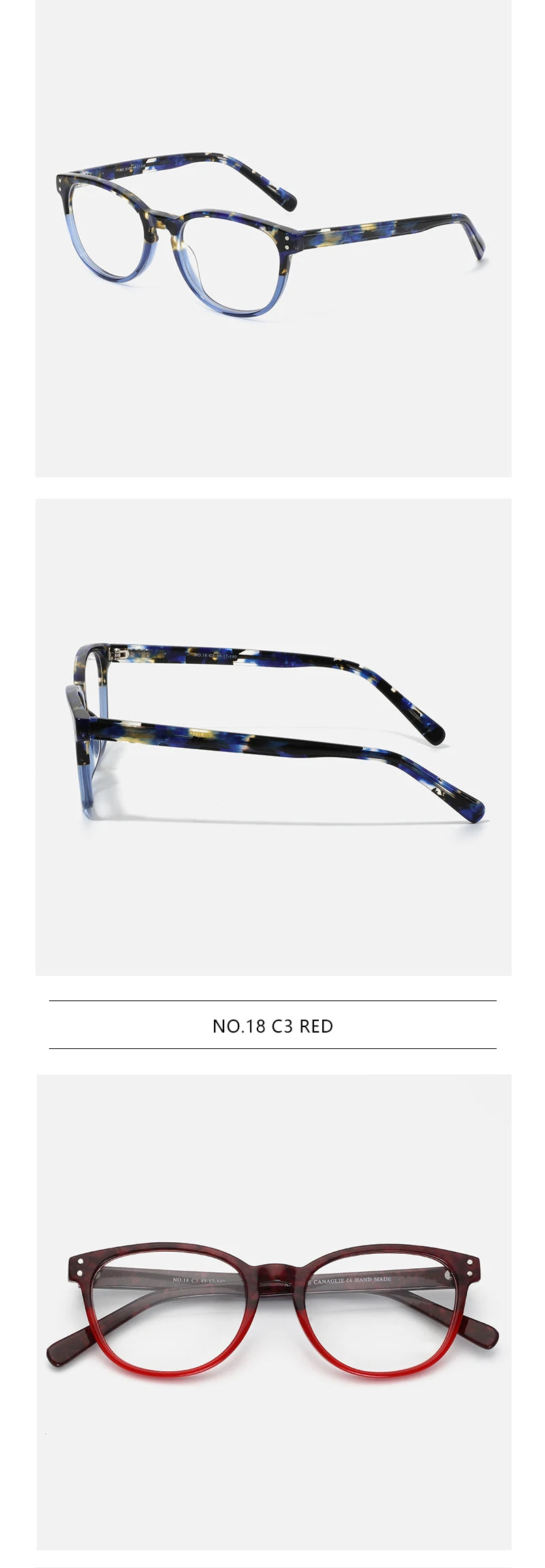 CowLost | zenottic-children-retro-vintage-round-acetate-optical-glasses-frames |10