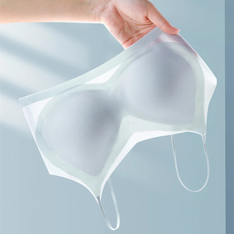 CowLost | product_id-ultra-thin-ice-silk-seamless-breathable-womens-sleep-bra-with-sling-back-design |13