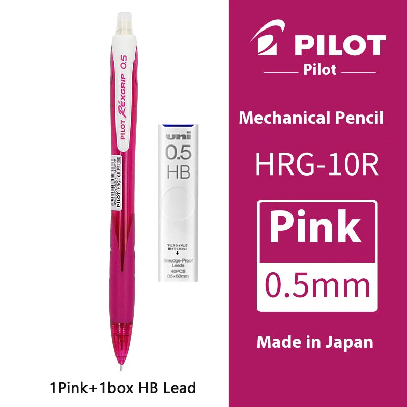 CowLost | product_id-japan-pilot-hrg-10r-mechanical-pencil-0-5mm-colored-rod-unbreakable-non-toxic-with-eraser-for-kids-beginners-writing-drawing |36