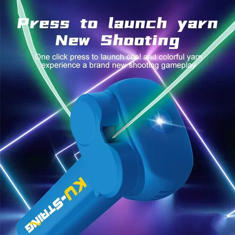 Launcher Loop Rope Toy Handheld Adjustable Speed Luminous Lasso Game for Kids and Adults