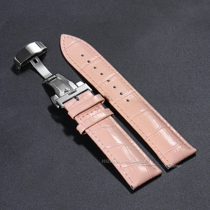 CowLost | product_id-genuine-calfskin-leather-watchband-14-24mm-folding-buckle-unisex-strap-for-business-watches |12