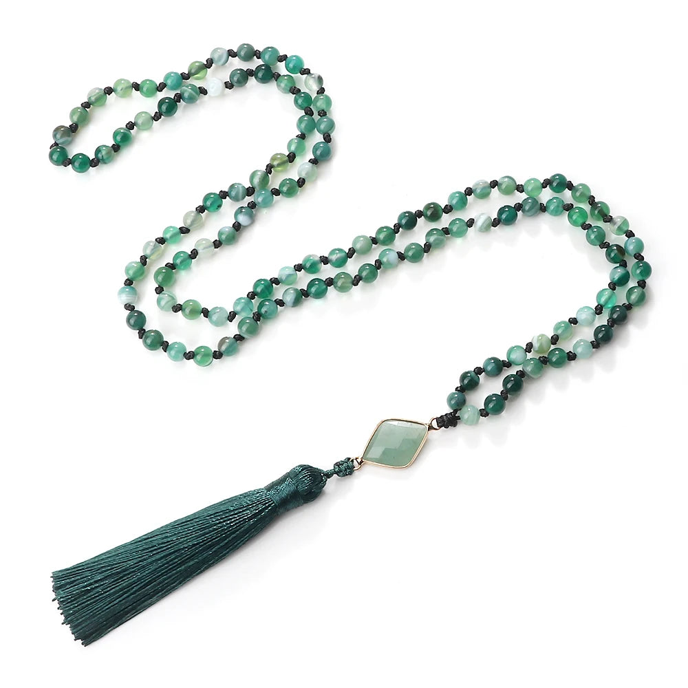CowLost | handbags-bohemian-108-beaded-mala-tassel-necklace-natural-stone-yoga-jewelry |2