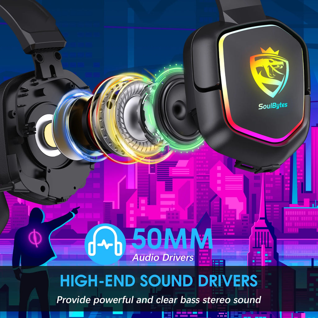 CowLost | lighting-product_id-ammtoo-wired-gaming-headset-with-mic-rgb-lighting-3-5mm-usb-for-pc-ps4-ps5-laptop |9