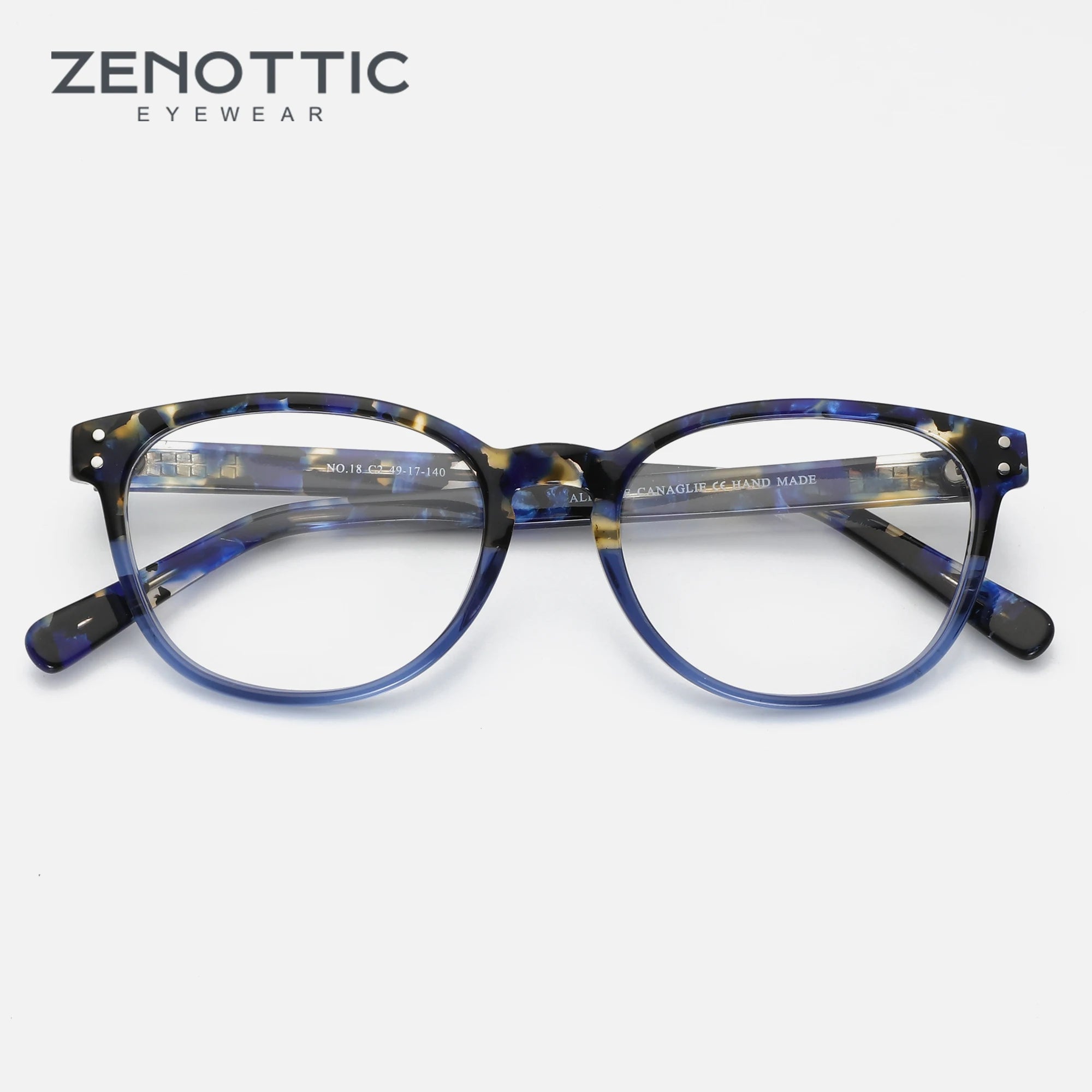 CowLost | zenottic-children-retro-vintage-round-acetate-optical-glasses-frames-for-kid |1