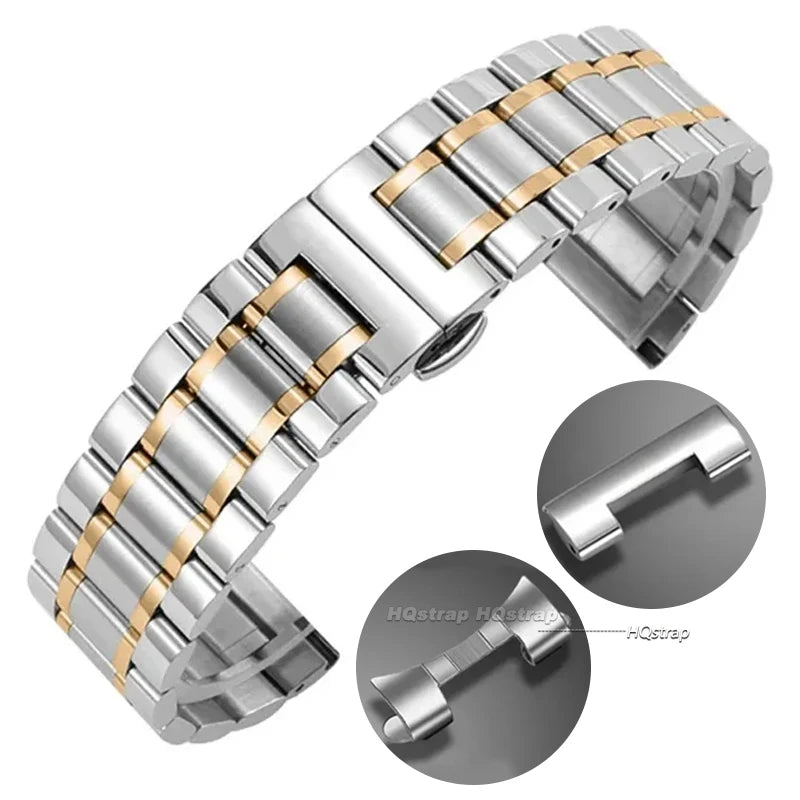 CowLost | product_id-stainless-steel-curved-end-watchband-12-24mm-metal-bracelet-with-folding-clasp |12