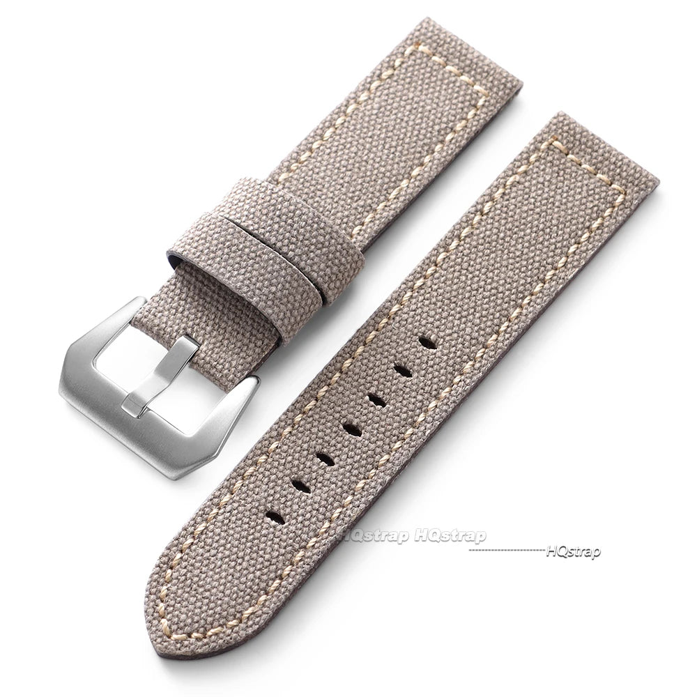 CowLost | high-quality-nylon-canvas-cowhide-strap-watchband-for-panerai-retro-denim-bracelet-20mm-22mm-24mm-men-women-watch-accessories-1 |12