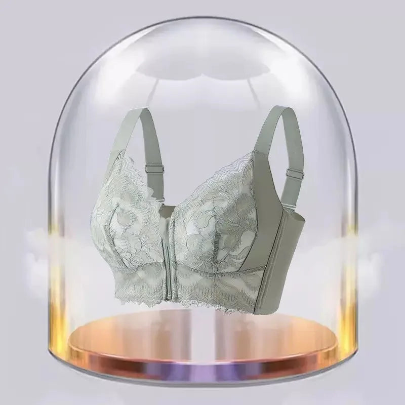 CowLost | product_id-womens-front-zipper-bra-with-back-gathering-correction-anti-sagging-comfort-warmth |6