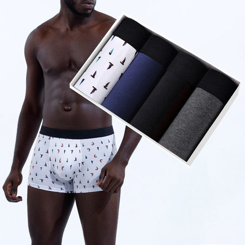 CowLost | 4pcs-sexy-mens-panties-brand-underpants |1