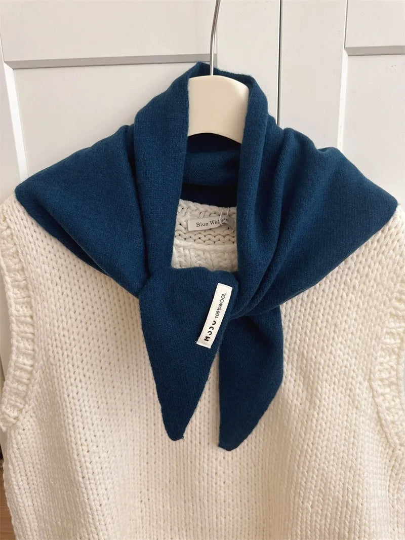 CowLost | british-korean-triangle-scarf-niche-wool-triangular |44