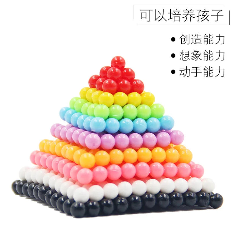 300Pcs 5mm Plastic Water Beads Educational Puzzle Toy for Children