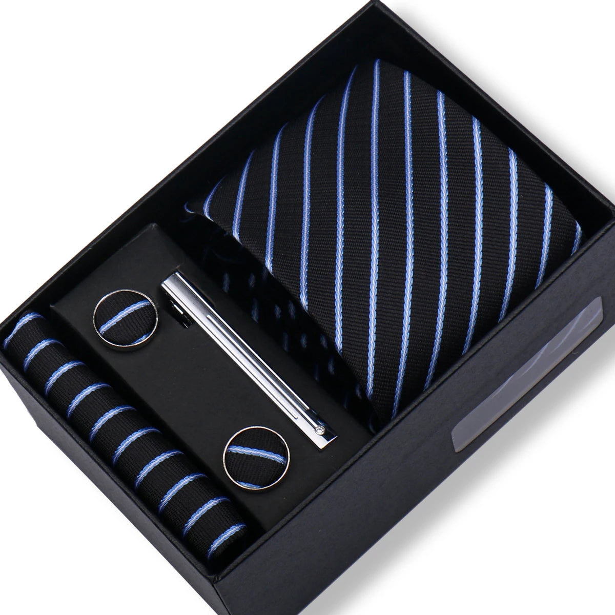 CowLost | tie-men-with-box-top-quality-business-ties-hanky-cufflink-set |89