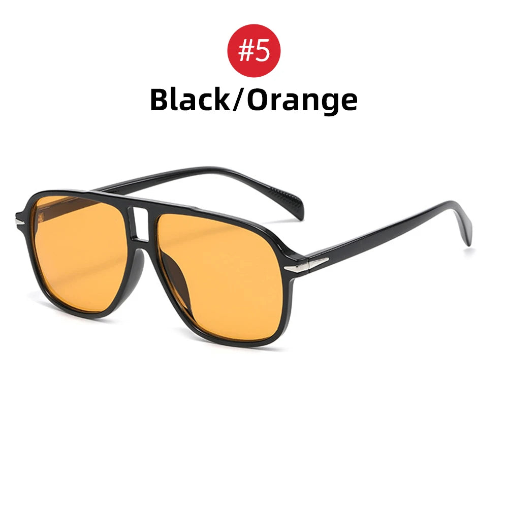 CowLost | earmuffs-vivibee-retro-gradient-brown-aviator-sunglasses-uv400 |25