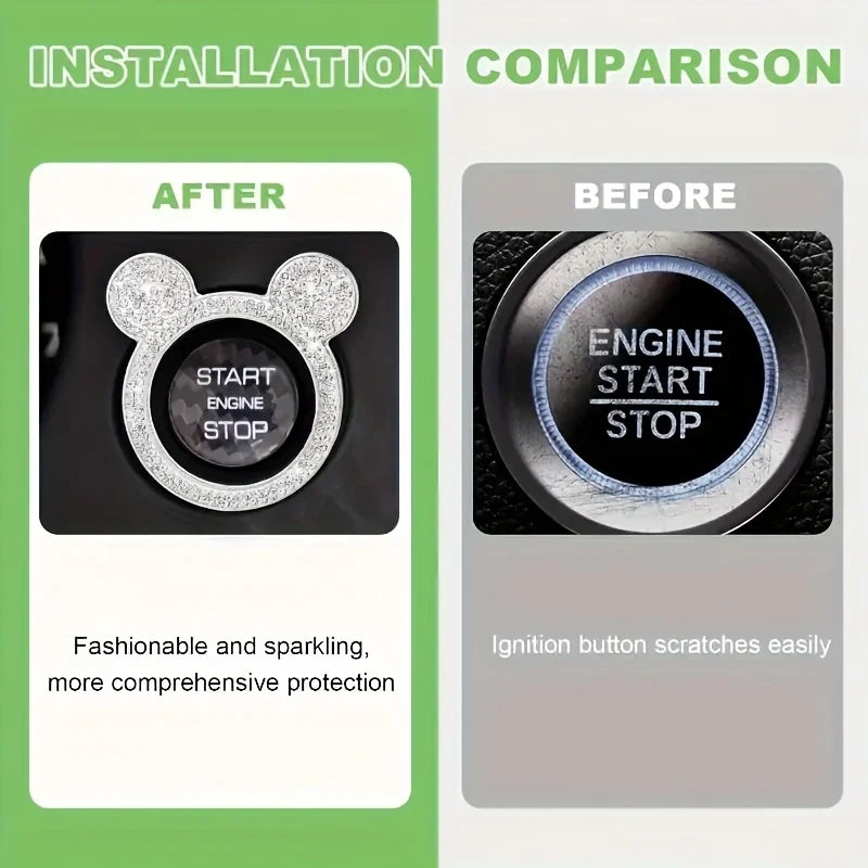 CowLost | product_id-car-start-button-decoration-sticker-with-artificial-diamonds-for-ignition-switch |2
