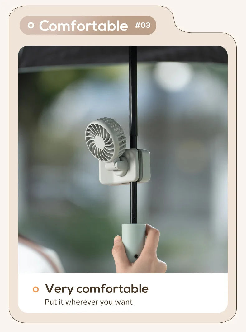 CowLost | product_id-homefish-usb-rechargeable-mini-clip-fan-portable-sunshade-cooling-fan-for-outdoor-travel-live-streaming |19