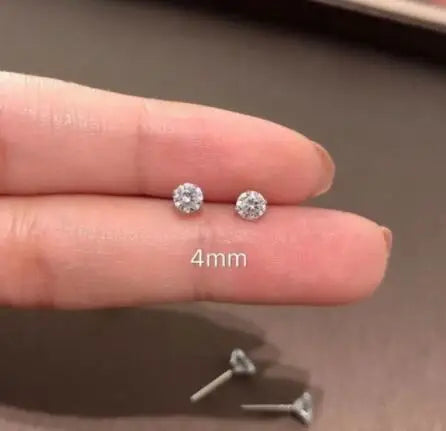 CowLost | business-card-cases-stainless-steel-cubic-zirconia-chain-hoop-earrings-for-women |24