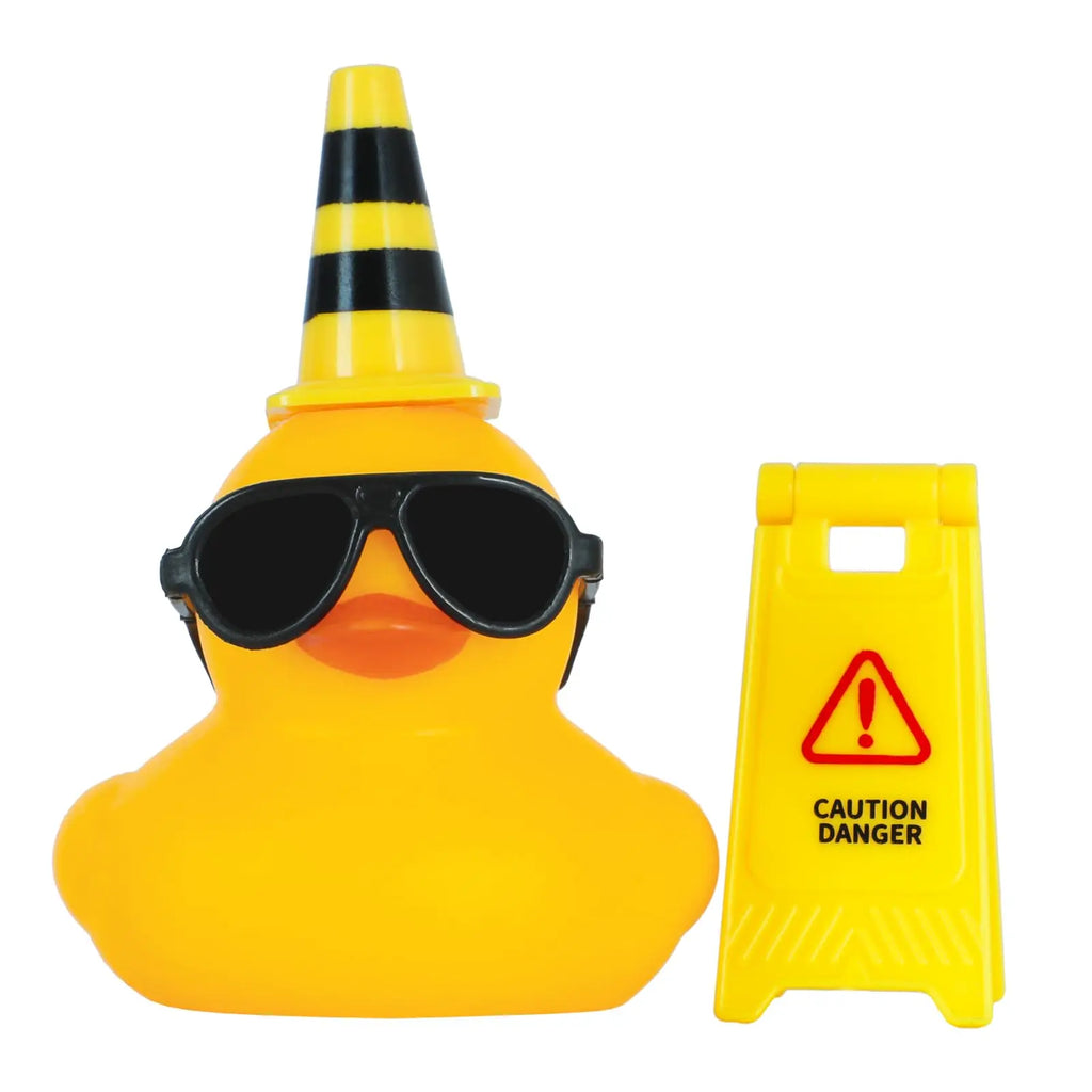CowLost | product_id-rubber-duck-jeep-dashboard-decoration-with-sunglasses-and-road-signs-squeaky-toy |1