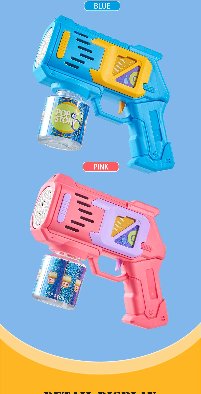 CowLost | product_id-electric-bubble-gun-toy-with-colorful-lights-outdoor-summer-puzzle-gift-no-bubble-liquid-or-battery-included |15