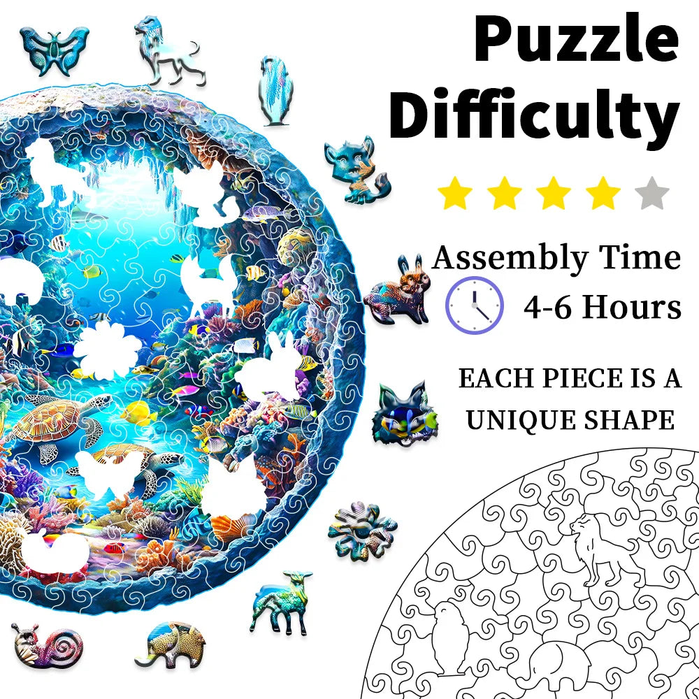 CowLost | product_id-ocean-wooden-jigsaw-puzzle-for-adults-with-whimsical-animal-design-and-gift-packaging |5